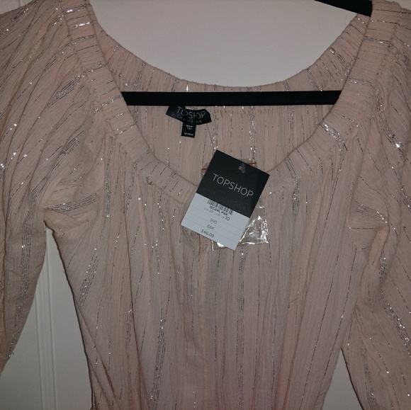 NWT Topshop blush dress size 6 - Picture 4 of 7